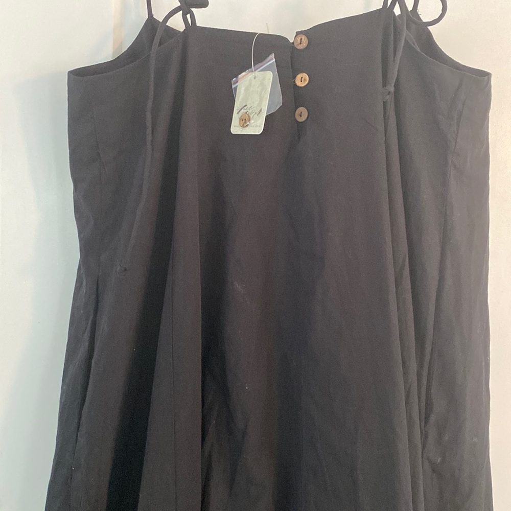 FREE PEOPLE Struttin Midi Dress - Black - Small